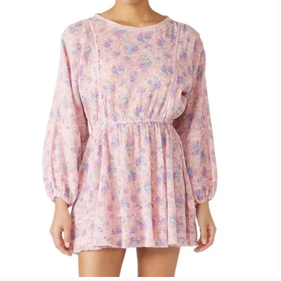 Loveshackfancy Noelle Dress Garden Size L - Picture 1 of 4